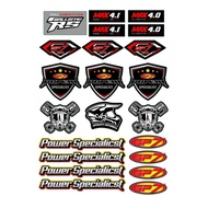 Gp7 exhaust sticker racing sticker gp7