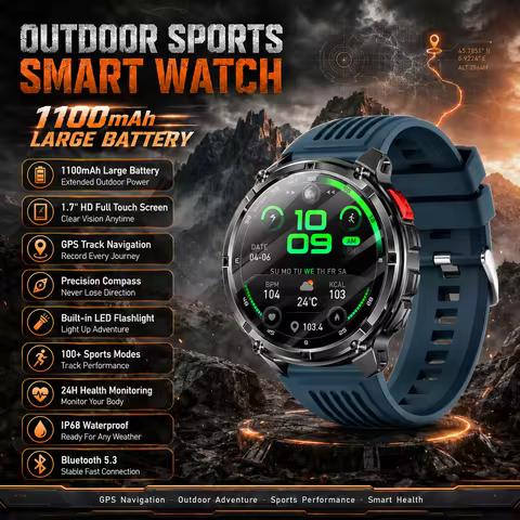 Smart Watch IP68 Waterproof Alarm Clock Reminder Music Control Breathing Training Exercise Mode Heal