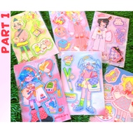 Part 1/2 MonStars Cuties || Micro Sticker Sets || Aesthetic Stickers