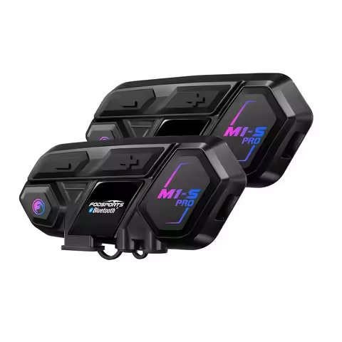 2 pieces Fodsports M1-S Pro Motorcycle Helmet Intercom Wireless Bluetooth Headset,Moto Interphone,10