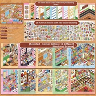 3D Micro-scene Decorative Stickers for Planner and Birthday