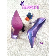 Maude GUESIS | Women's High Heels | Stilleto 7cm Dove Croco Rainbow Pointed Heel Shoes | SAWANI