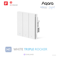 Aqara Smart Wall Switch H1 ชุดสวิตช์ไฟอัจฉริยะ สั่งงานผ่านแอป ไม่ต้องใช้สาย N รองรับ Apple HomeKit G