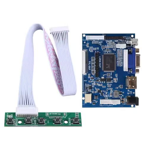 LCD Screen TTL LVDS Controller HDMI-compatible VGA 2AV 50PIN for AT070TN90 AT070TN92 AT070TN94 Drive