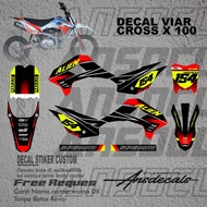 Stickers Cross X 100 Mini Trail Stickers Cross X 100 New Mini Trail Stickers