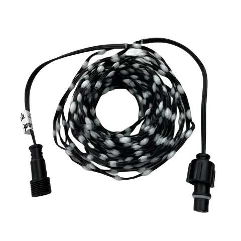 DC5V 12V 2.5cm Pitch Black Wire 100ct/200ct Long Seed LED Pixel String Light WS2811 RGB Addressable 