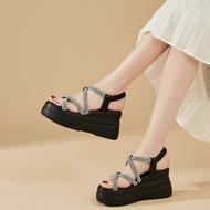 SANDAL XUỒNG DÂY CHÉO PHỐI ĐÁ M03