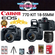 TERBARU CANON EOS 77D KIT 18-55 IS STM/EOS 77D KIT /CANON EOS 77D KIT