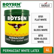✤ ✉ Boysen White Latex Paints Gallon (4L) for Concrete and Stone