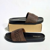 Dép da nam quai ngang dép in hình rồng quai may sẵn size 39 đến 43