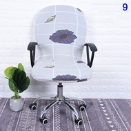 Swivel Chair Cover Elastic Removable Printed Chair Cover for Computer Office SCIE999 Sofa Covers  Slips
