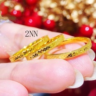 ring woman ring 5G Gold Color Sand Gold Plated 999 Dragon Scale Ring Men Women Couple Ring Mirror cn