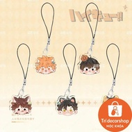 Sıcak Anime Haikyuu Manga Anahtarlık Cep Telefonu Zinciri Akririk Haikyuu Anahlık Ko