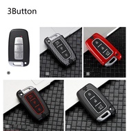 Carbon Alloy car key case For Hyundai Elantra Tucson Mistra Verna Sonata IX25 IX35 Smart Remote Fob 