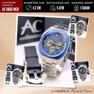 JAMKEREN Alexandre Christie 6666 Jam Tangan Pria Alexandre Christie AC 6666 AC6666 MC Stainless Stee