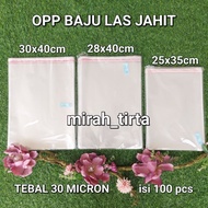 OPP plastic for clothes 30x40cm. 28x40cm. 25x35cm. 3 micron sewing welding opp plastic. 30x40cm thic