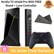 NVIDIA Shield TV Pro or Non Pro 4K HDR Streaming Media Player, 3GB RAM, 2X USB ( 2019 latest Version ) Non-pro option