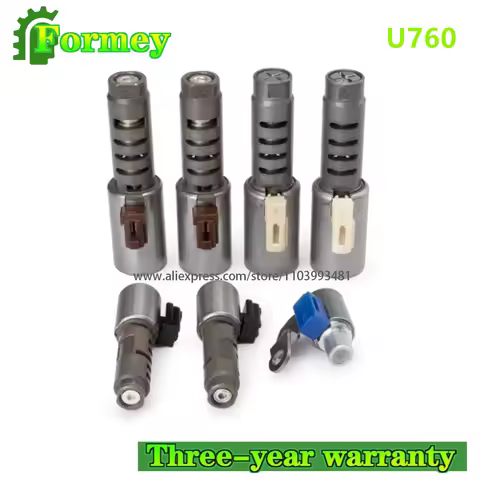 7Pcs U760E Transmission Solenoid Kit For Toyota Camry 2.4L/Highlander 3.5L RAV4 2006-2015 Cross-Bord