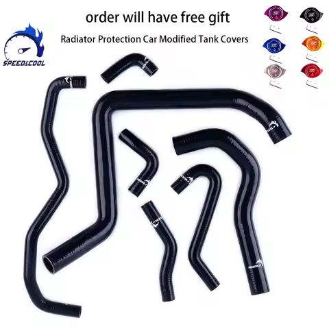 SPEED&COOL For 1991-1994 Honda Acura Integra DB6 DB8 DC2 B18C B18C1 Silicone Radiator Coolant Pipe T