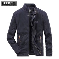 Jeep Spirit 1941 estd jacket Mens jacket Thickened plush Loose oversized jacket Mens loose cotton wi