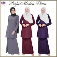 🔥New Design🔥SALE 2024 BAJU KURUNG MODEN PLAIN NEW ARRIVAL BASIC SOFT COMOCREPE