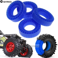 Tayar 1.0in Silika Gel Lembut Anti Buih dengan Sisipan Span 55mm untuk Alat Ganti Kereta RC Crawler 