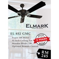 Ceiling Fan Elmark EL852GMC 52" | 遥控风扇