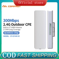 COMFAST CF-E314N V2 300Mbps Wireless Outdoor CPE Bridge 2.4Ghz Dual Directional WiFi Antenna