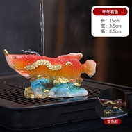 Color-chang golden arowana tea ceremony Color-chang golden arowana tea table tea Set tea Tray Decora