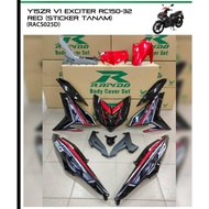 YAMAHA Y15ZR V1 - BODY COVER SET (STICKER TANAM) (BRAND RAPIDO) READY STOCK KL/SABAH/SARAWAK