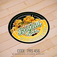 STICKER TAUHU BERGEDIL. STIKER TAUHU BEGEDIL