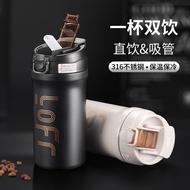 保温瓶 montigo tumbler tyson tumbler Cawan termos berkapasiti besar, cawan kopi mudah alih lelaki, seju