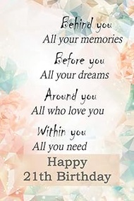 Behind you, all your memories. Before you, all your dreams. Around you, all who love you. Within you