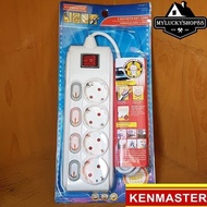 KENMASTER F1-44 ELECTRICAL PLUG OUTLET 4 SOCKET ON OFF HOLES F-44 F44 F144 READY TO SHIP