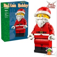 Baltan Toy HN4X3 Compatible with 40820 Seasonal Christmas Up-Scaled Santa Minifigure Building blocks
