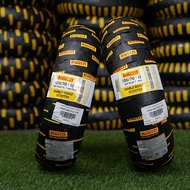 ยาง PIRELLI ขนาด 120/70-12 + 130/70-12 (คู่หน้า+หลัง) ฟรีจุ๊บลมยาง รุ่น ROSSO SCOOTER สำหรับรุ่นรถ  VESPA GTS150/GTS300