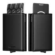 VULKIT-หนังแท้ไม่มีช่องซิปด้านหลังตัวปิดด้วยแถบแม่เหล็กพับได้-VC208P