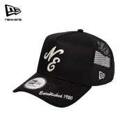 New Era 9FORTY A-Frame Trucker Classic Logo Black Snapback Cap