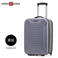 🐘Swiss Army Knife Foldable Upright Luggage Single-Directional Wheel Luggage Men's Small Lightweight Password Suitcase Wo