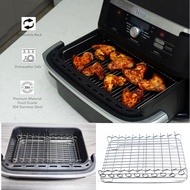 Cross-Border 304 Stainless Steel Double Layer Grill Integrated Rack AF500UK Double Pot Accessories A