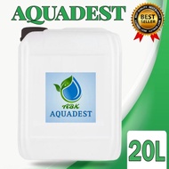 Aquadest aquadest distilled water/ air suling 20 liter