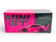 全新 未開封 MiniGT No. 1052 Scale 1:64 1/64 比例 Mini GT 合金 車仔 保時捷 Porsche 911 GT3 R #77 2024 IMSA ROAD AME