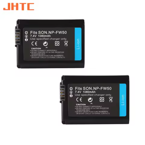 1080mAh NP-FW50 Battery For Sony A6500 A6300 A6000 A5000 A3000 A7M2 A7R2 S2 NEX-3 NEX-5 NEX-7 A33 NP