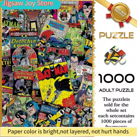 Warner Bros. Seamless Jigsaw Puzzle Z9.23-72, Comic Collection, Durable Thickened DIY Puzzle, Adult 