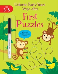 Usborne Wipe-Clean First Puzzles