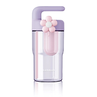 Bình nhựa tritan LocknLock Handy Infuser Bottle ABF916 dung tích 770ml kèm ống hút và hoa trang trí 