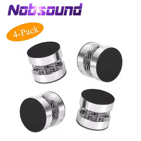 Nobsound 4PCS Aluminum Spring Float Isolation Stand Speakers Spikes for HiFi CD Players Amplifier Ac