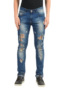 Philipp Plein "Illegal Fight Club Men's Slim Fit Jeans US 31 IT 47; Blue