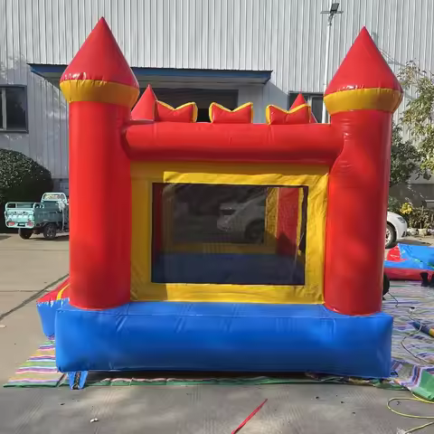 Custom Outdoor PVC Inflatable Bouncy Castle 3m X3m for Kids Commercial Use Amusement Park