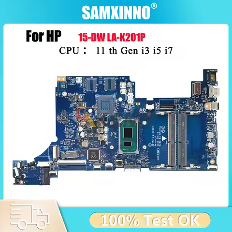 LA-K201P For HP 250 G8 15S-DR 15T-DW Laptop Motherboard M29209-601 With i3 i5 i7 11th Gen CPU UMA 10